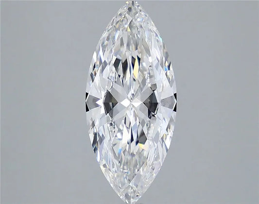 3.02ct Marquise Lab Grown Diamond (Colour E, Clarity IF, IGI Certified)