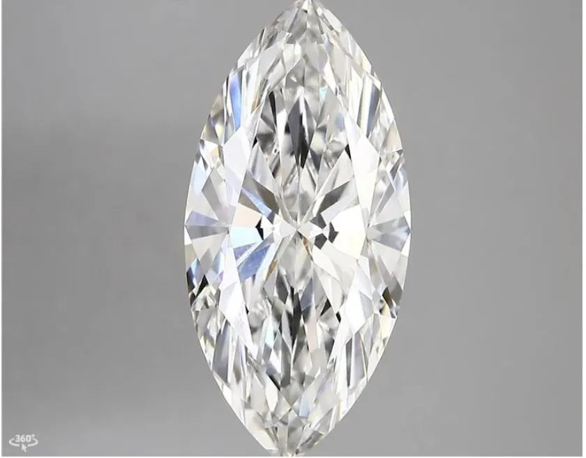 3.02ct Marquise Lab Grown Diamond (Colour F, Clarity VS1, IGI Certified)