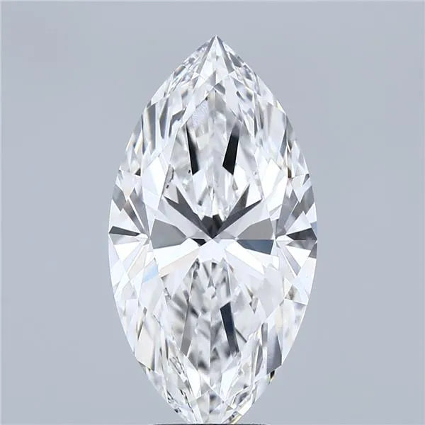 3.02ct Marquise Lab Grown Diamond (Colour F, Clarity VVS1, IGI Certified)