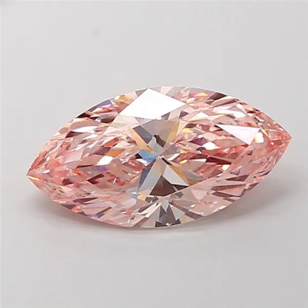 3.02ct Marquise Lab Grown Diamond (Colour Fancy Intense Pink, Clarity VS1, IGI Certified)