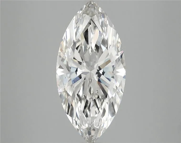 3.02ct Marquise Lab Grown Diamond (Colour G, Clarity VS2, IGI Certified)