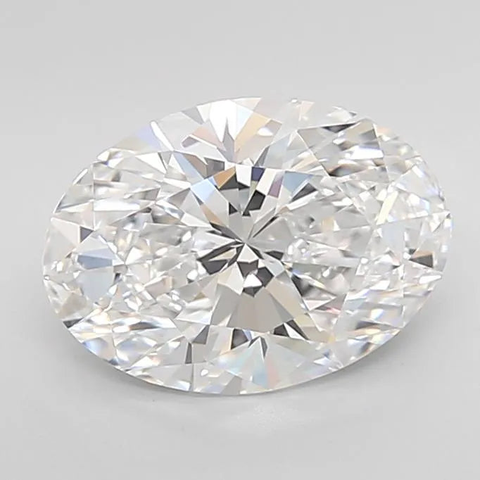 3.02ct Oval Lab Grown Diamond (Colour D, Clarity IF, Cut VG, IGI Certified)
