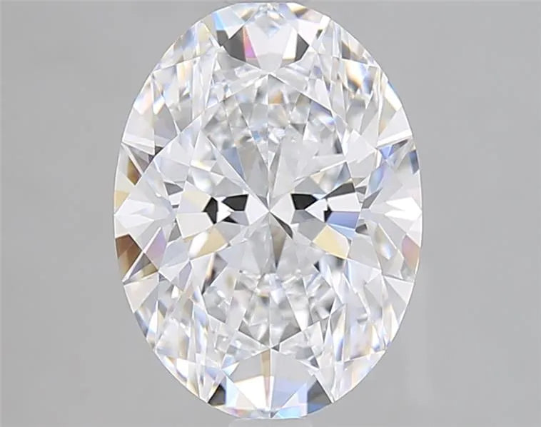 3.02ct Oval Lab Grown Diamond (Colour D, Clarity IF, IGI Certified)