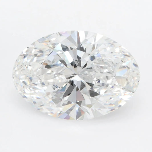 3.02ct Oval Lab Grown Diamond (Colour D, Clarity IF, IGI Certified)