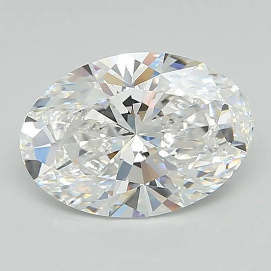 3.02ct Oval Lab Grown Diamond (Colour D, Clarity VVS1, IGI Certified)