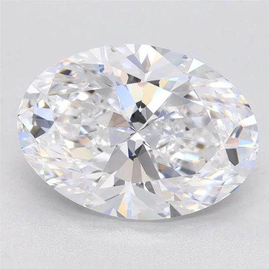 3.02ct Oval Lab Grown Diamond (Colour D, Clarity VVS2, GIA Certified)