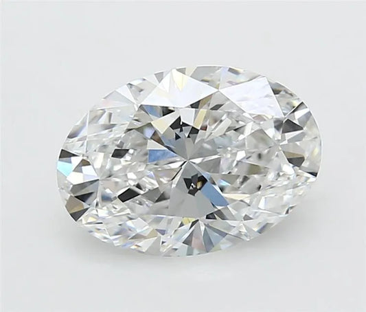 3.02ct Oval Lab Grown Diamond (Colour D, Clarity VVS2, GIA Certified)