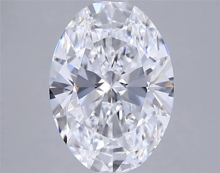3.02ct Oval Lab Grown Diamond (Colour D, Clarity VVS2, IGI Certified)