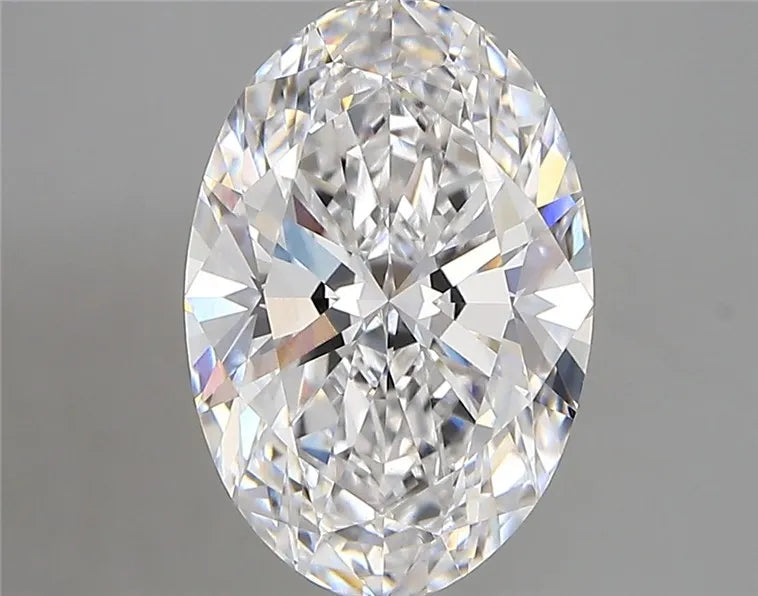 3.02ct Oval Lab Grown Diamond (Colour D, Clarity VVS2, IGI Certified)
