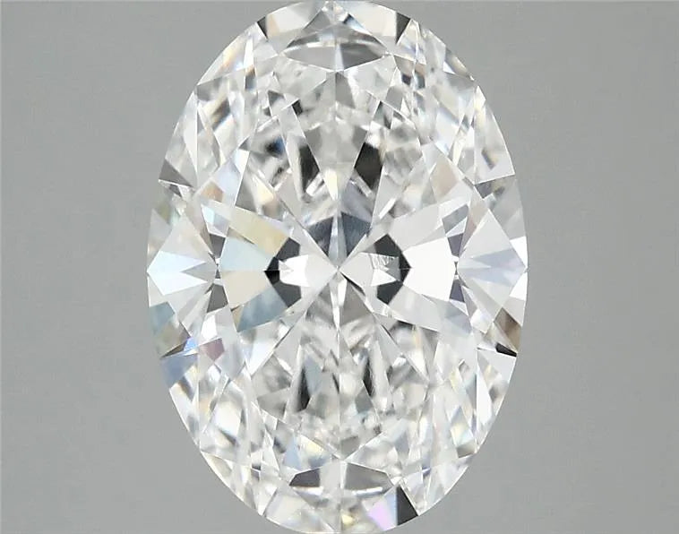 3.02ct Oval Lab Grown Diamond (Colour D, Clarity VVS2, IGI Certified)
