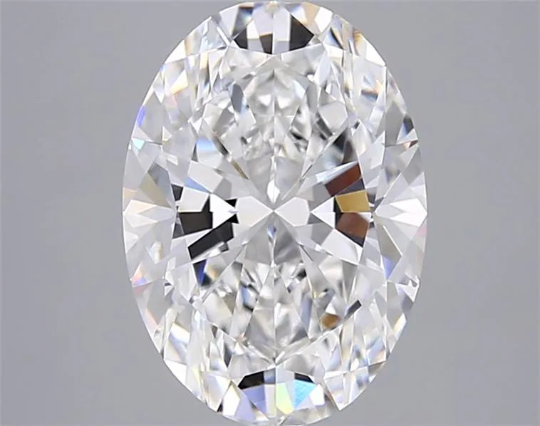3.02ct Oval Lab Grown Diamond (Colour E, Clarity IF, IGI Certified)