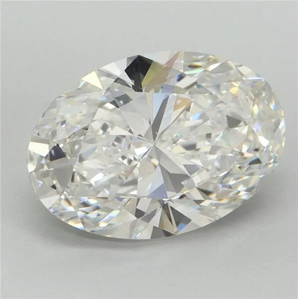 3.02ct Oval Lab Grown Diamond (Colour E, Clarity VS1, Cut GD, Uncertified)