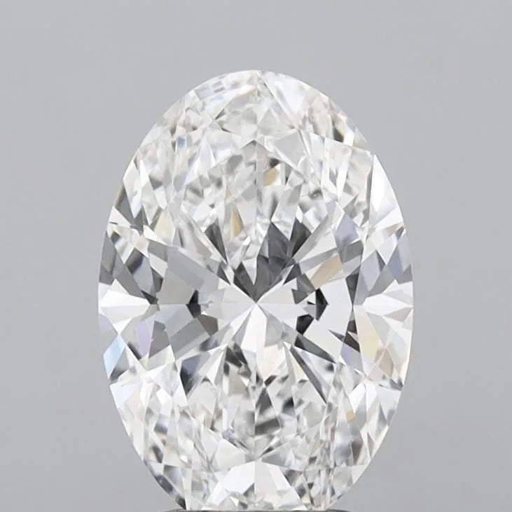 3.02ct Oval Lab Grown Diamond (Colour E, Clarity VS1, IGI Certified)