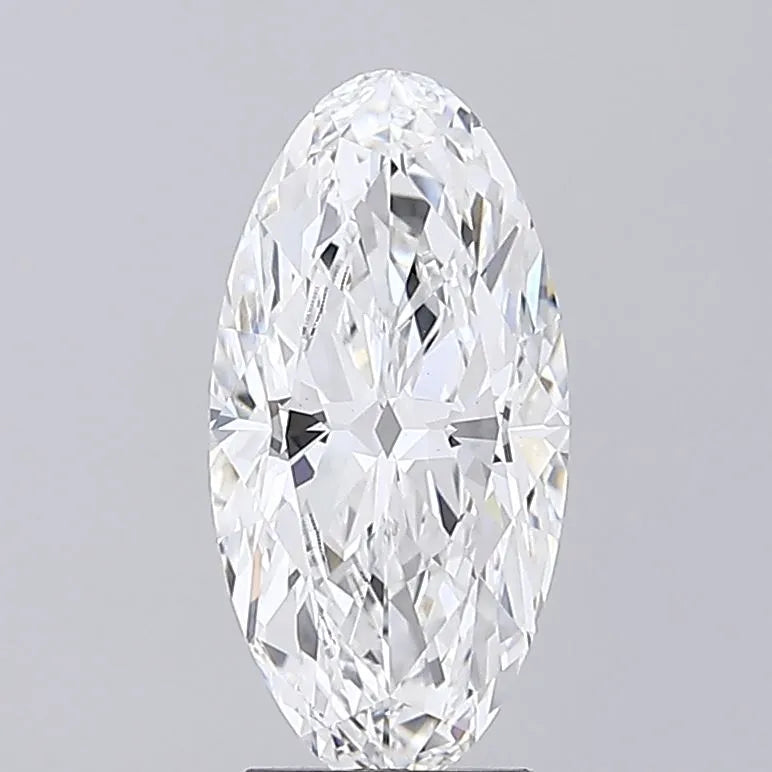 3.02ct Oval Lab Grown Diamond (Colour E, Clarity VS1, IGI Certified)