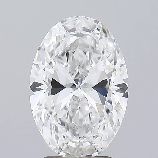 3.02ct Oval Lab Grown Diamond (Colour E, Clarity VS1, IGI Certified)