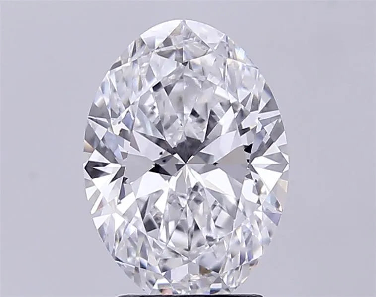 3.02ct Oval Lab Grown Diamond (Colour E, Clarity VS2, IGI Certified)