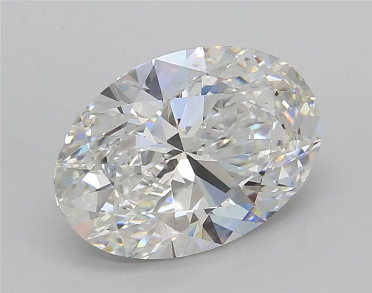 3.02ct Oval Lab Grown Diamond (Colour E, Clarity VVS1, Cut EX, IGI Certified)