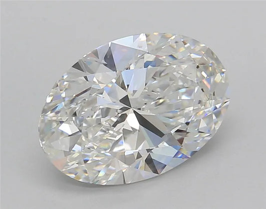 3.02ct Oval Lab Grown Diamond (Colour E, Clarity VVS1, Cut EX, IGI Certified)