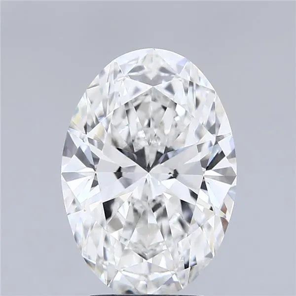 3.02ct Oval Lab Grown Diamond (Colour E, Clarity VVS1, IGI Certified)