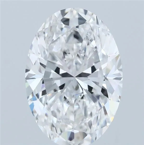 3.02ct Oval Lab Grown Diamond (Colour E, Clarity VVS1, IGI Certified)