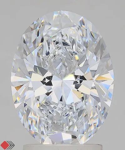 3.02ct Oval Lab Grown Diamond (Colour E, Clarity VVS1, IGI Certified)