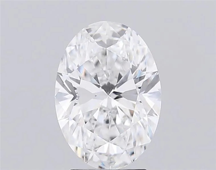 3.02ct Oval Lab Grown Diamond (Colour E, Clarity VVS1, IGI Certified)