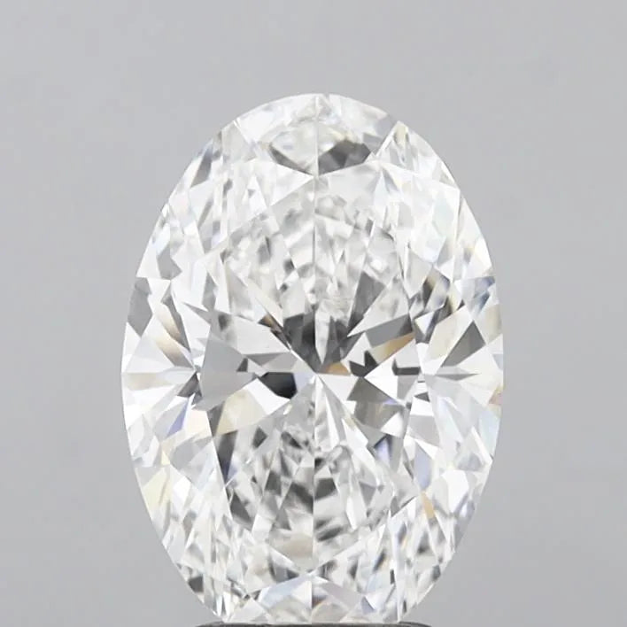 3.02ct Oval Lab Grown Diamond (Colour E, Clarity VVS2, IGI Certified)