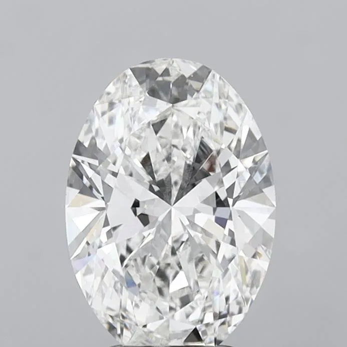 3.02ct Oval Lab Grown Diamond (Colour E, Clarity VVS2, IGI Certified)
