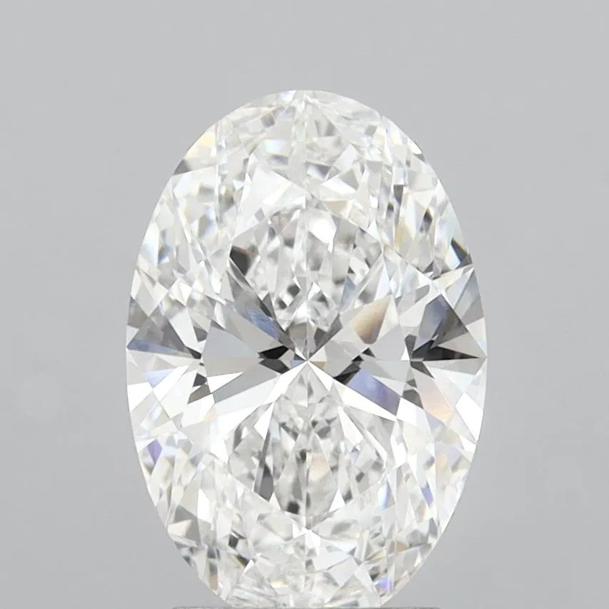 3.02ct Oval Lab Grown Diamond (Colour E, Clarity VVS2, IGI Certified)