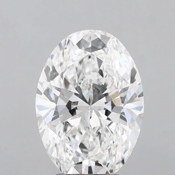 3.02ct Oval Lab Grown Diamond (Colour E, Clarity VVS2, IGI Certified)