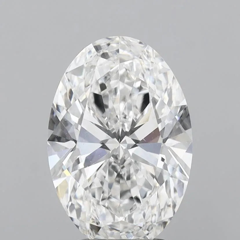 3.02ct Oval Lab Grown Diamond (Colour E, Clarity VVS2, IGI Certified)