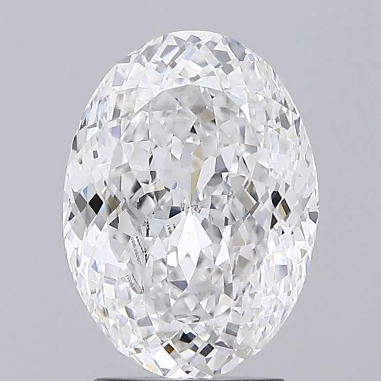 3.02ct Oval Lab Grown Diamond (Colour E, Clarity VVS2, IGI Certified)