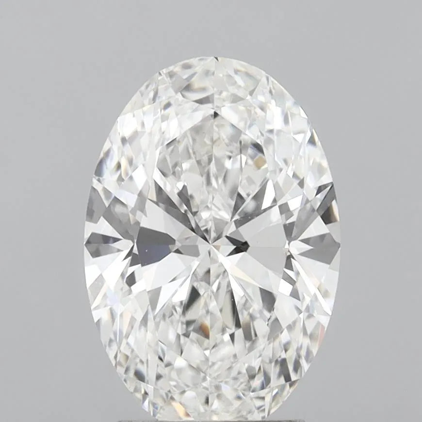 3.02ct Oval Lab Grown Diamond (Colour E, Clarity VVS2, IGI Certified)