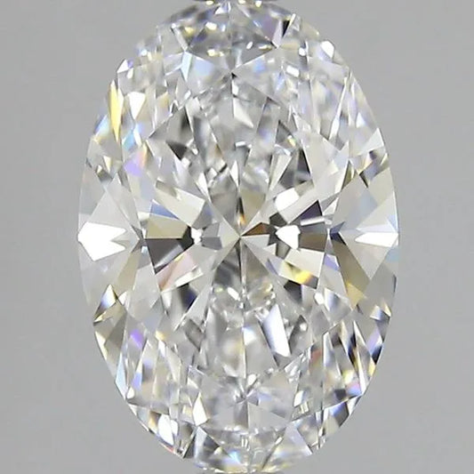 3.02ct Oval Lab Grown Diamond (Colour F, Clarity IF, IGI Certified)