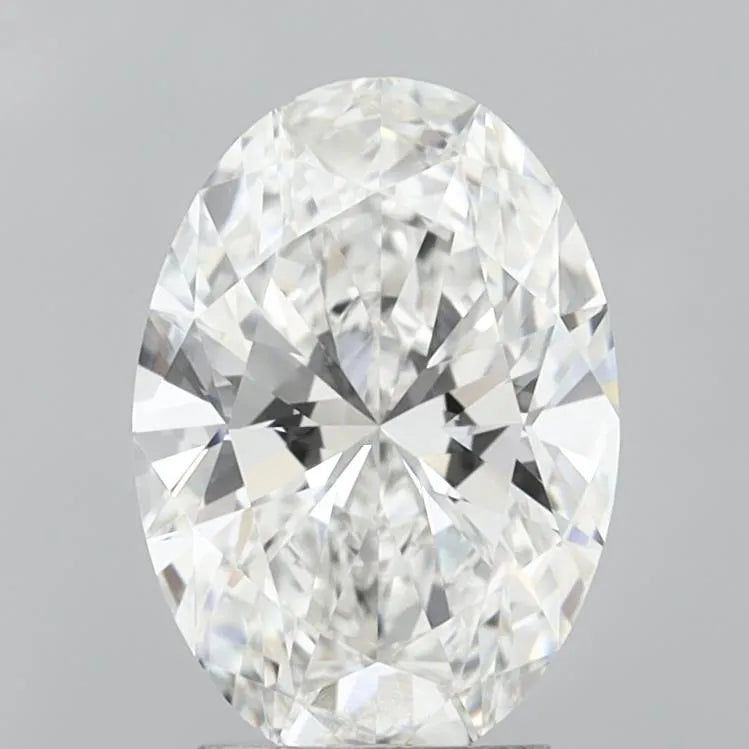 3.02ct Oval Lab Grown Diamond (Colour F, Clarity VVS2, IGI Certified)