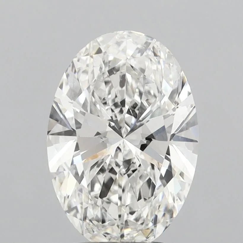 3.02ct Oval Lab Grown Diamond (Colour F, Clarity VVS2, IGI Certified)