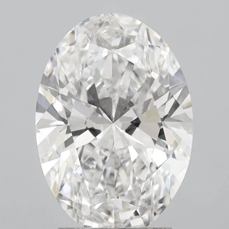 3.02ct Oval Lab Grown Diamond (Colour F, Clarity VVS2, IGI Certified)