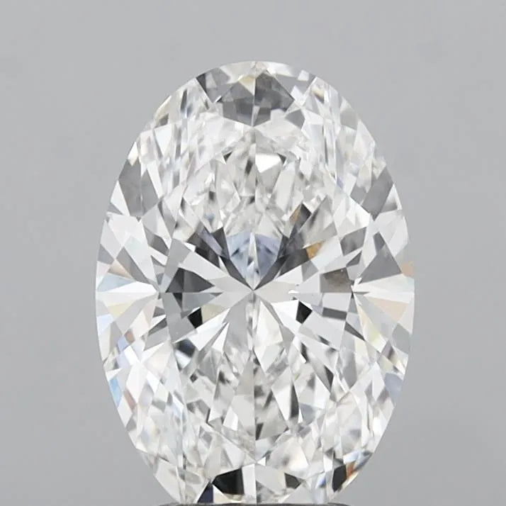 3.02ct Oval Lab Grown Diamond (Colour F, Clarity VVS2, IGI Certified)