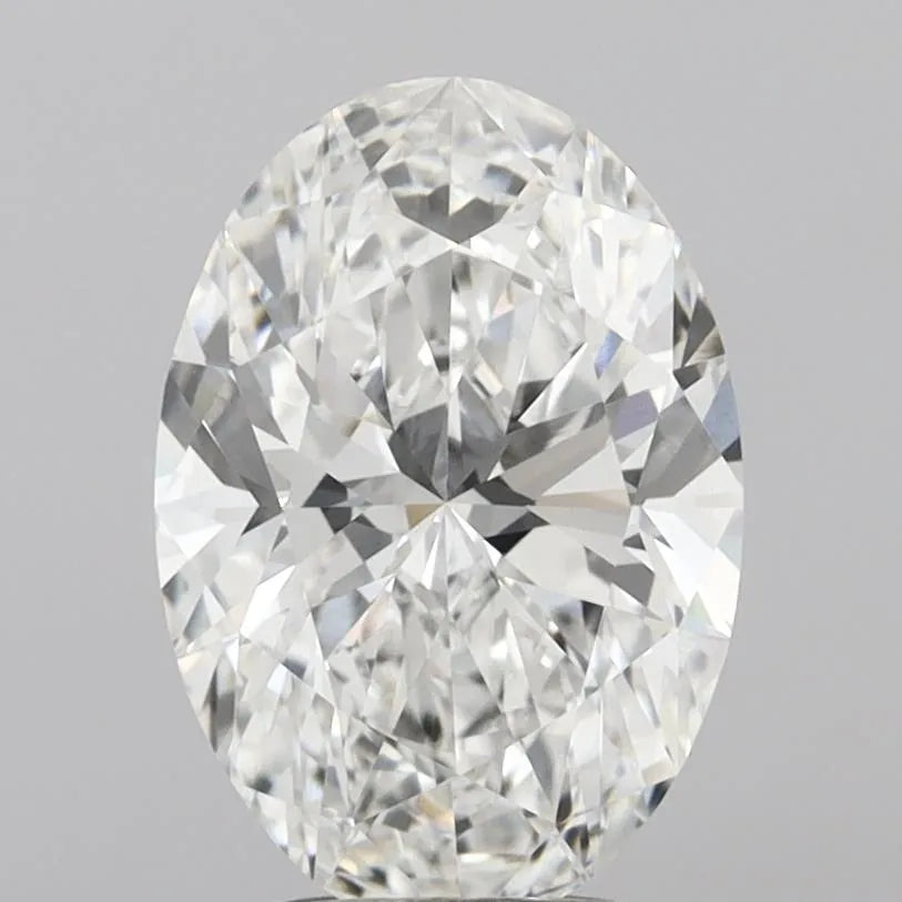 3.02ct Oval Lab Grown Diamond (Colour F, Clarity VVS2, IGI Certified)
