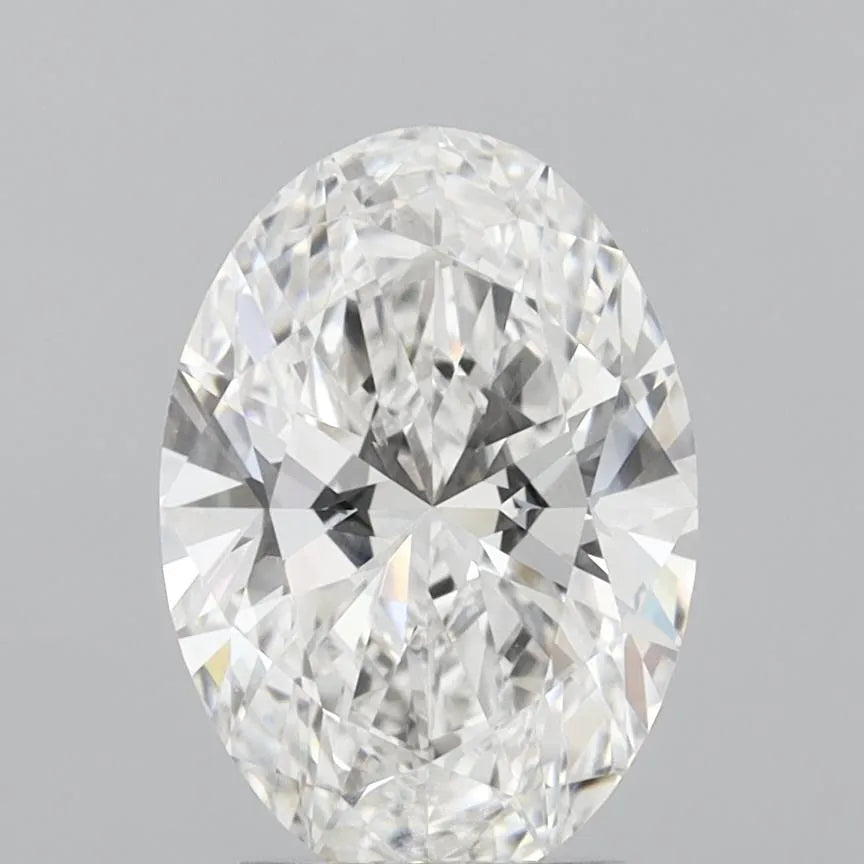 3.02ct Oval Lab Grown Diamond (Colour F, Clarity VVS2, IGI Certified)