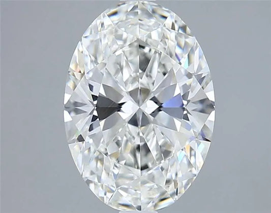 3.02ct Oval Lab Grown Diamond (Colour F, Clarity VVS2, IGI Certified)