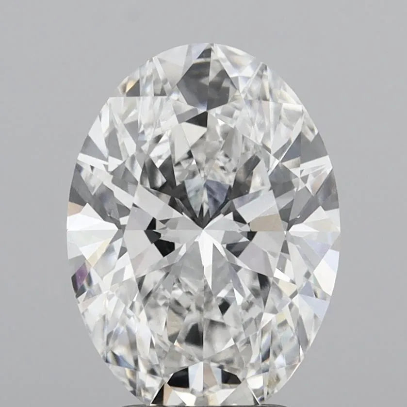 3.02ct Oval Lab Grown Diamond (Colour F, Clarity VVS2, IGI Certified)