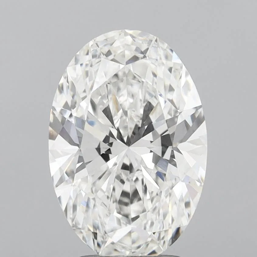 3.02ct Oval Lab Grown Diamond (Colour F, Clarity VVS2, IGI Certified)