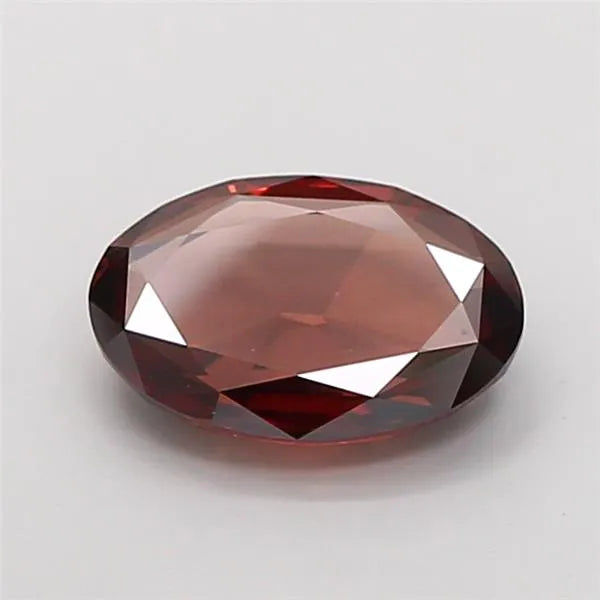3.02ct Oval Lab Grown Diamond (Colour Fancy Brown, Clarity VS2, IGI Certified)