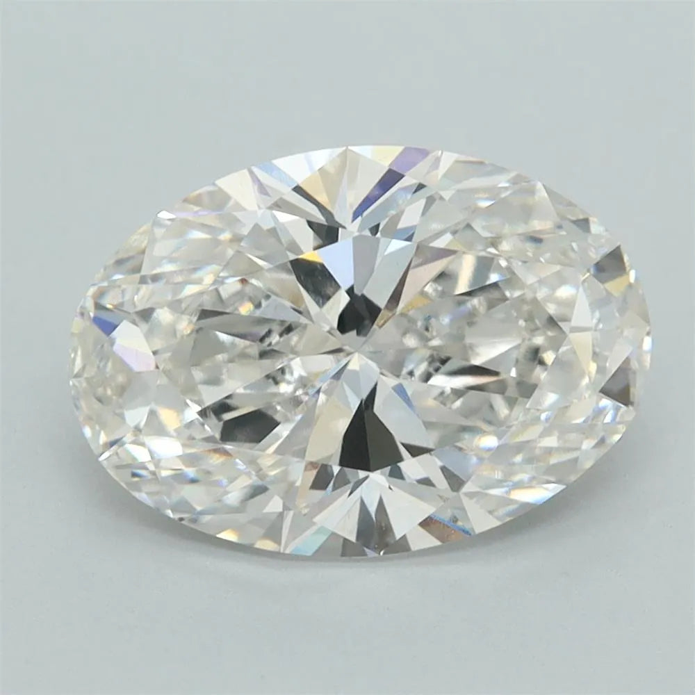 3.02ct Oval Lab Grown Diamond (Colour G, Clarity VVS1, IGI Certified)