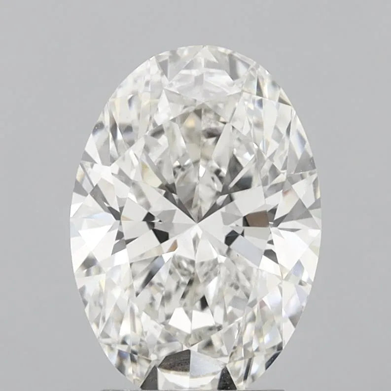 3.02ct Oval Lab Grown Diamond (Colour G, Clarity VVS2, IGI Certified)