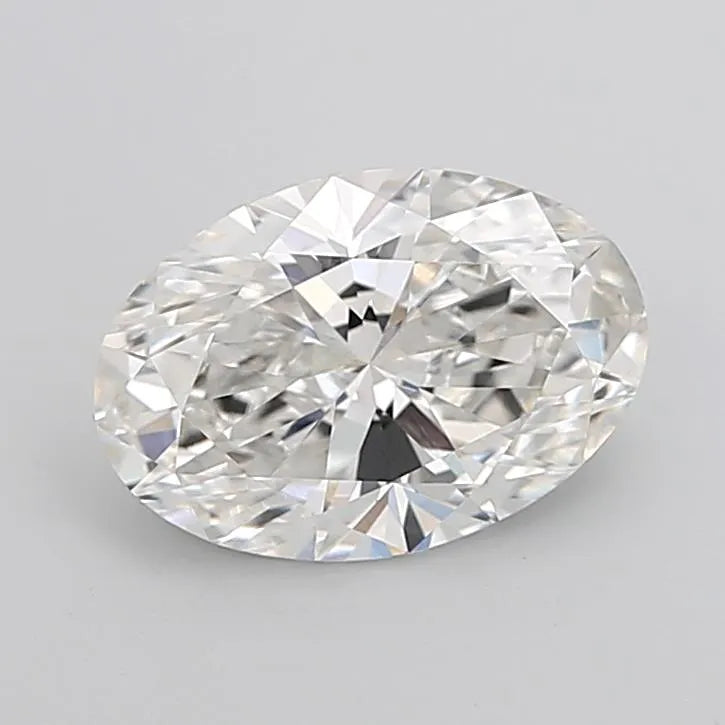 3.02ct Oval Lab Grown Diamond (Colour G, Clarity VVS2, IGI Certified)