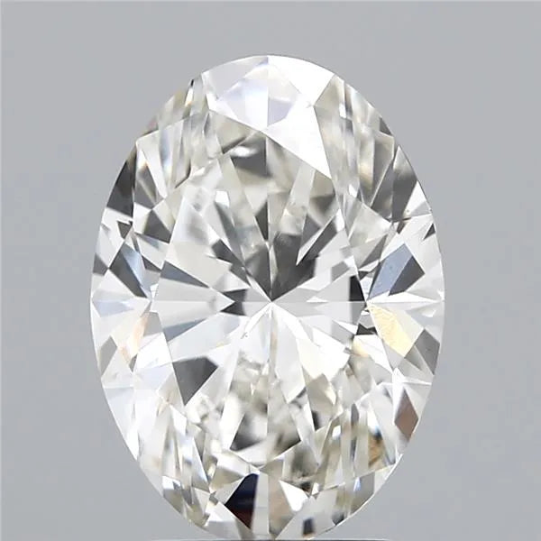 3.02ct Oval Lab Grown Diamond (Colour H, Clarity VVS2, IGI Certified)