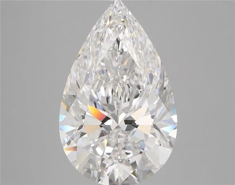 3.02ct Pear Lab Grown Diamond (Colour D, Clarity VVS2, IGI Certified)