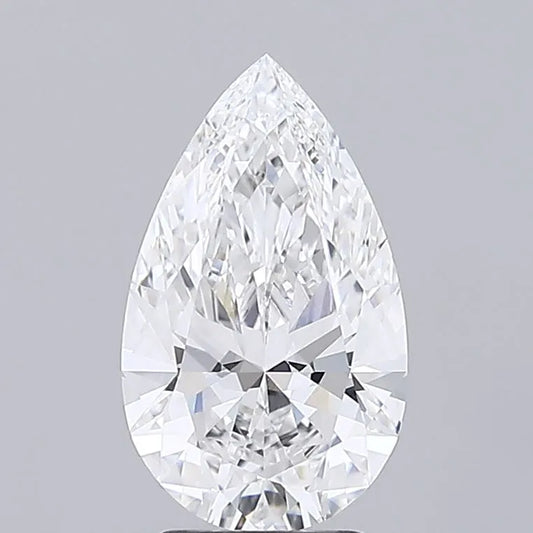 3.02ct Pear Lab Grown Diamond (Colour D, Clarity VVS2, IGI Certified)